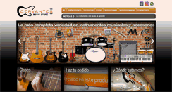 Desktop Screenshot of musicalcervantes.com